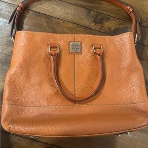 Dooney & Bourke Tan Leather Tote Bag